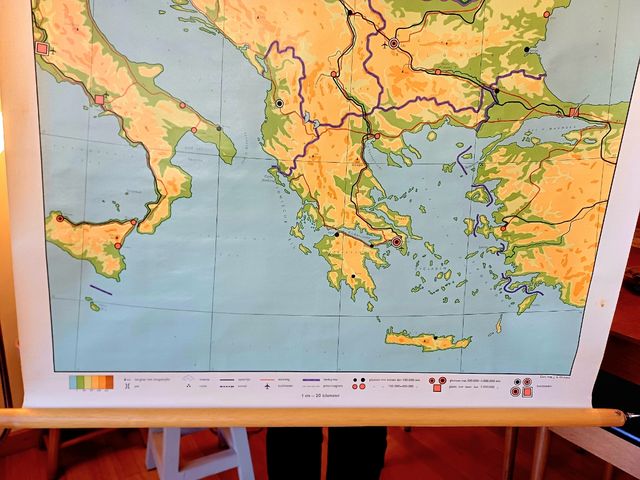 Mapa mural vintage sud oeste Europa