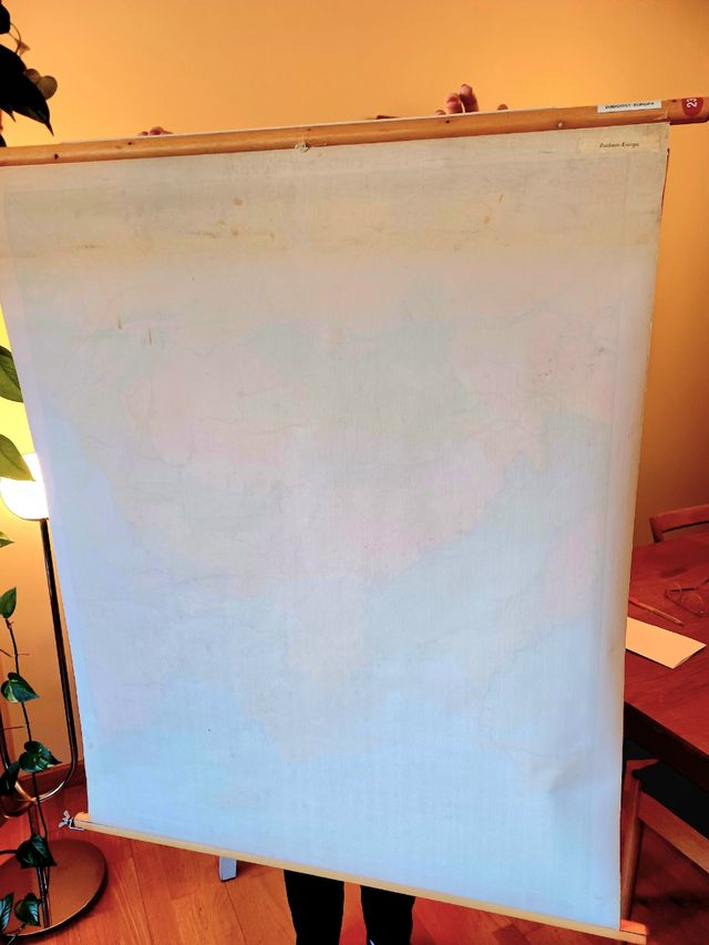 Mapa mural vintage sud oeste Europa