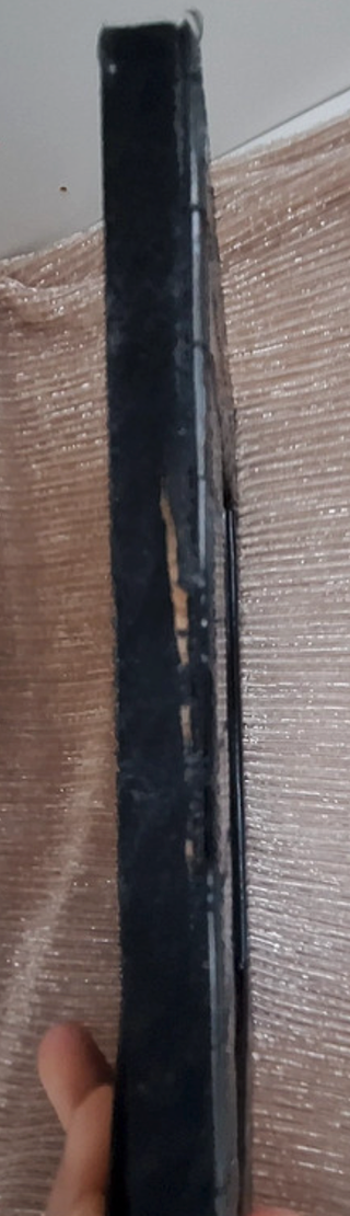 Cornice foto nera trapuntata nuova mai usata