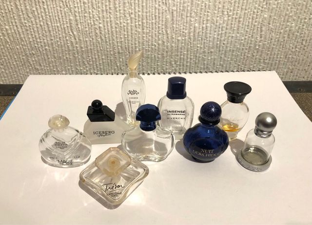 Lote 58 mini frascos vacíos