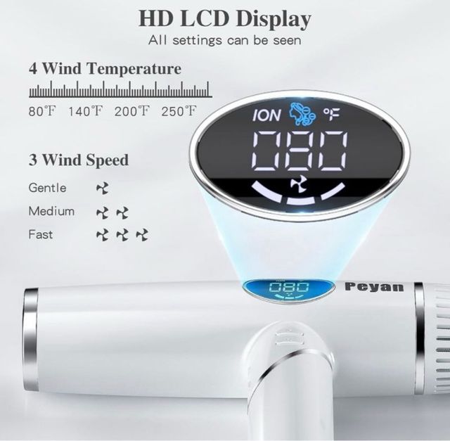 Secador de pelo iones