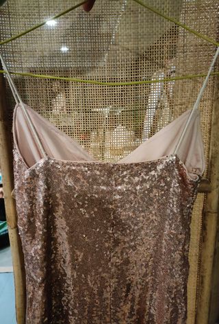 Vestido largo fiesta lentejuelas