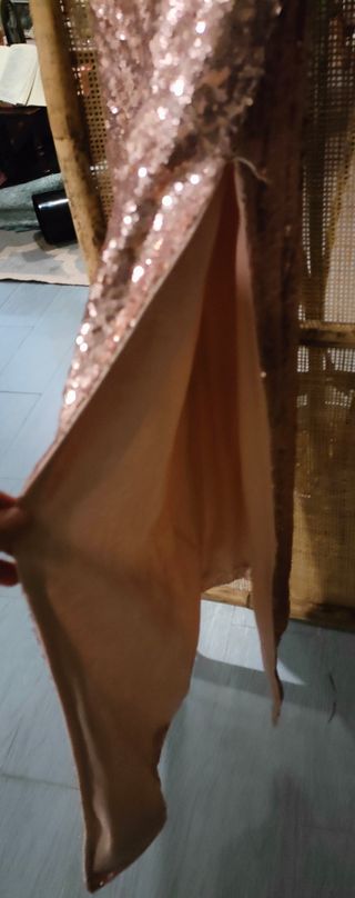 Vestido largo fiesta lentejuelas