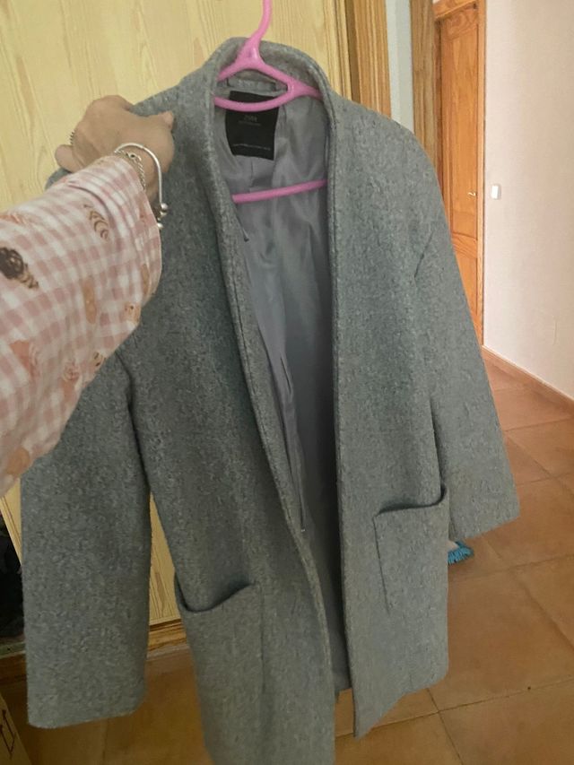 Abrigo oversize Zara talla S