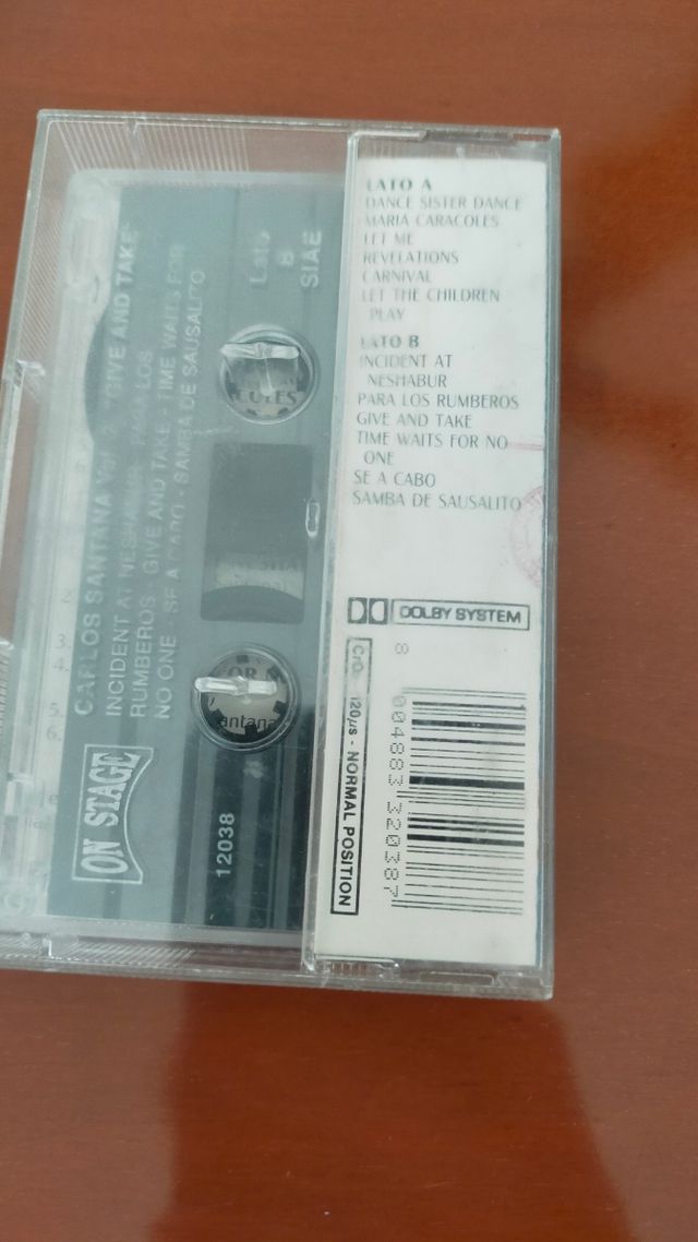 Musicassetta Santana vintage