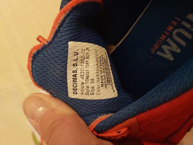 Botas fútbol tacos TENTH Titanium 38