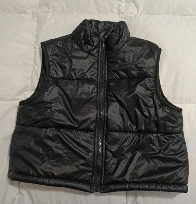 Chaleco negro niña shein