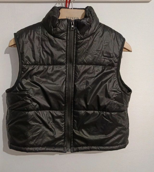 Chaleco negro niña shein