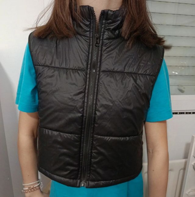 Chaleco negro niña shein