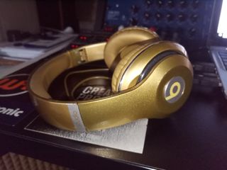 Beats studio cuffie hi-fi gold headphone