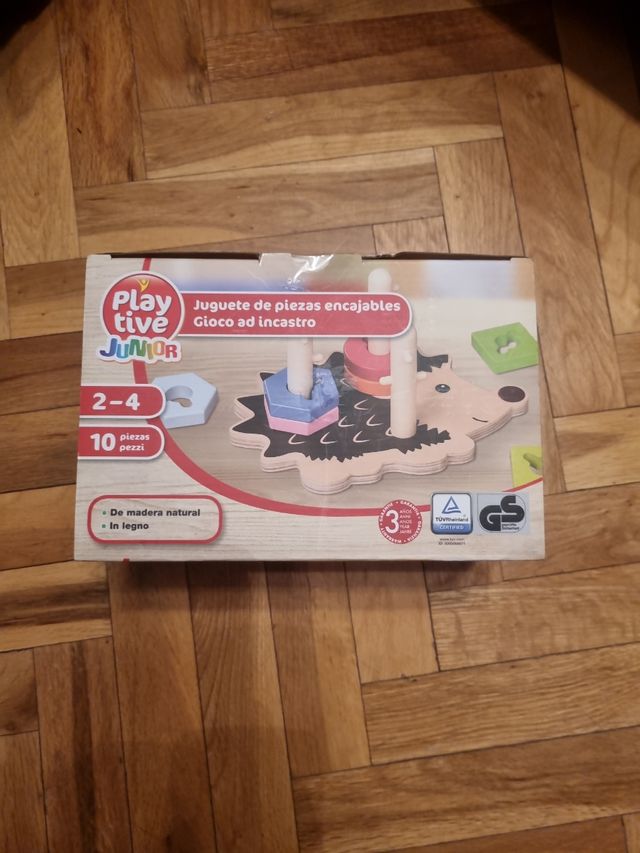 JUGUETE PIEZAS ENCAJABLES MADERA
