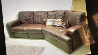 Sofa de piel italiano