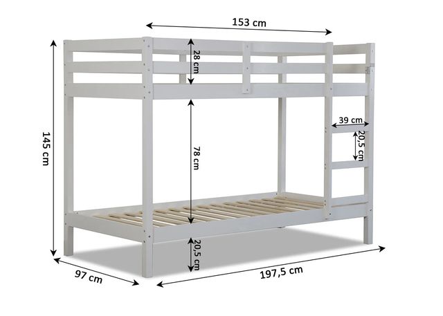 SUPER OFERTA LITERA DE MADERA CAMBRIA