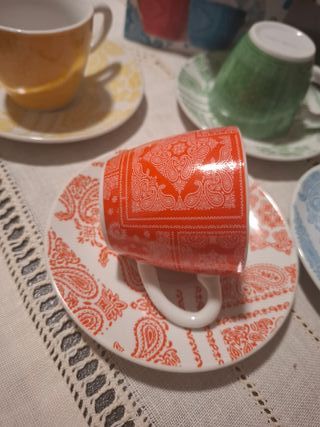 4 TAZZINE CAFFE' LA BELLE MAISON bandana collectio