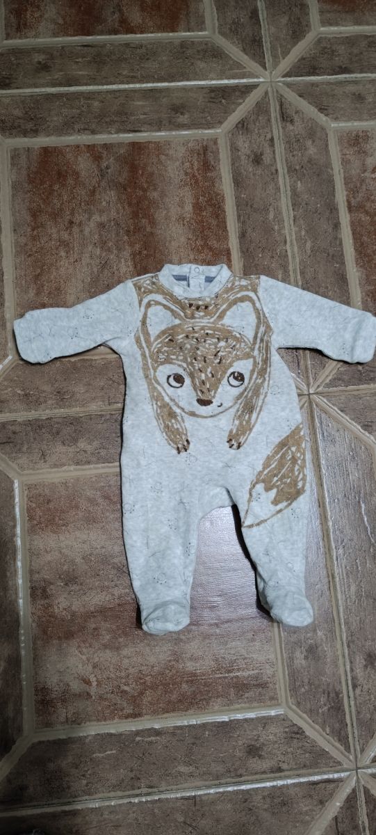 Pijama terciopelo bebe