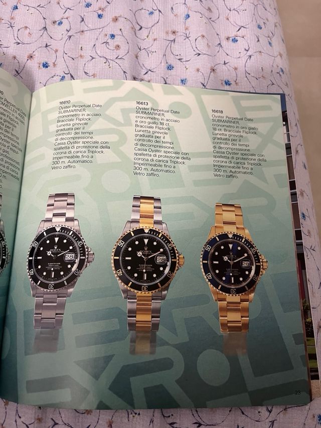 Brochure rolex oyster