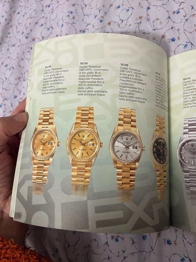 Brochure rolex oyster