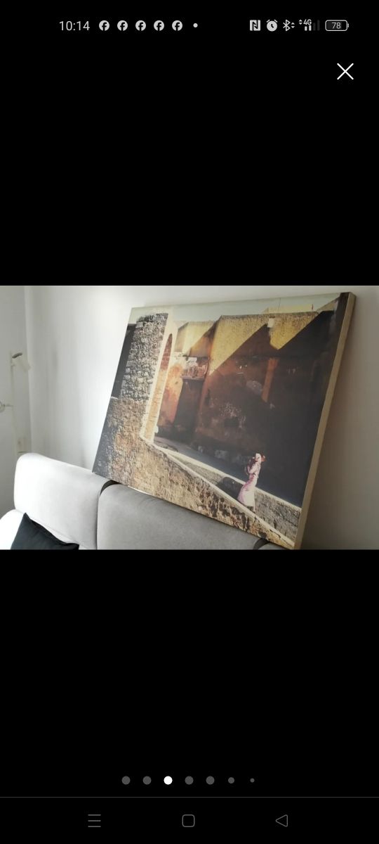 Cuadro grande en lienzo