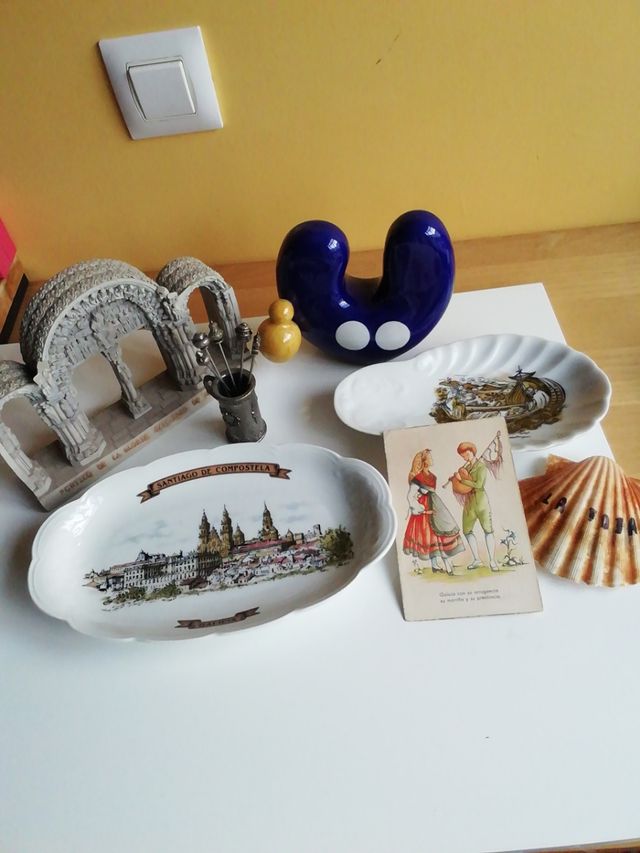 Conjunto recuerdos de Galicia