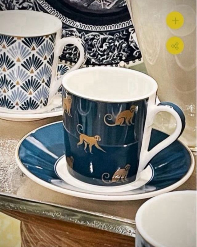 Juego de tazas y platos de porcelana. ¡NUEVO!