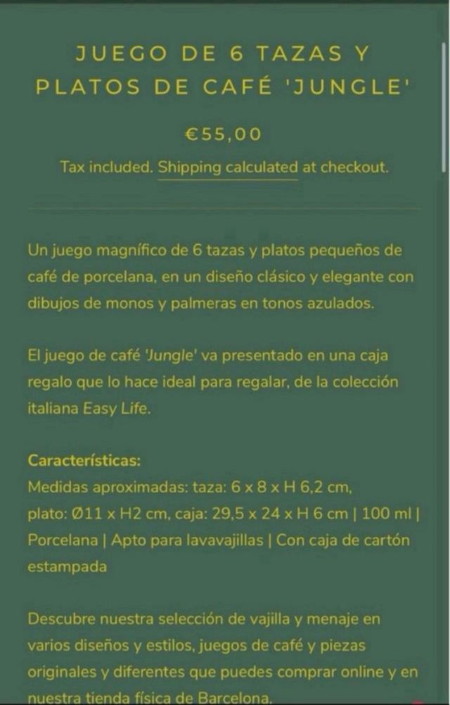 Juego de tazas y platos de porcelana. ¡NUEVO!