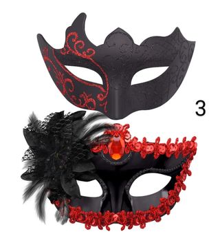 Lote 2 MÁSCARAS PAREJA 