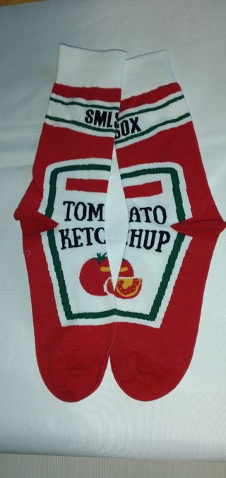 CALZE unisex Design: "TOMATO KETCHUP" e "NUTELLA"