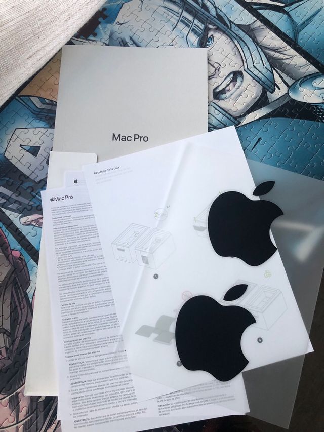 Manual de uso del Mac Pro intel.