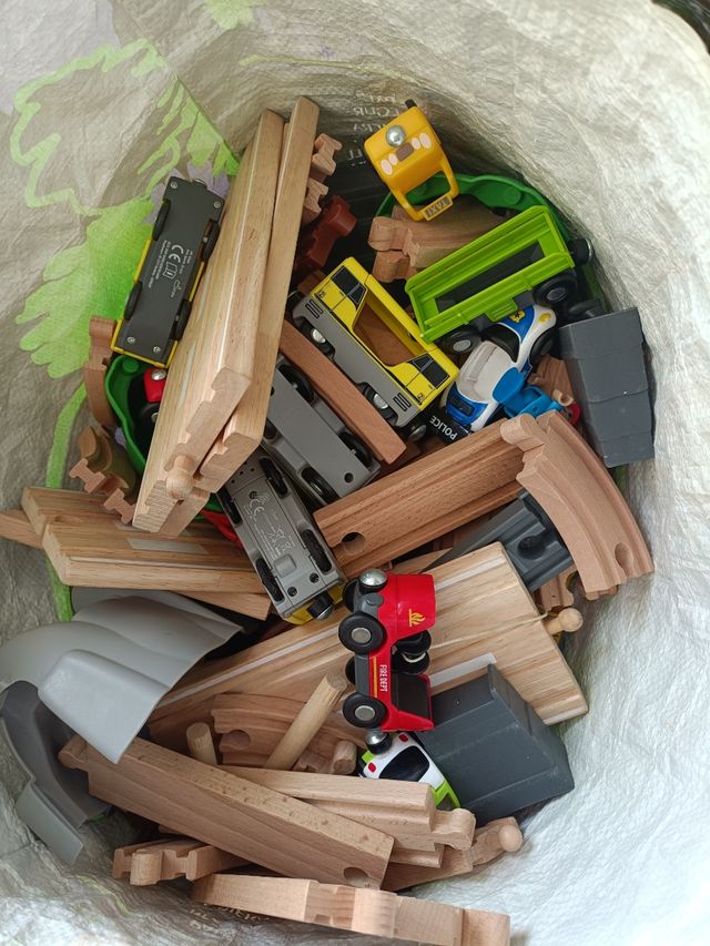 Col.lecció tren de joguina moltes peces