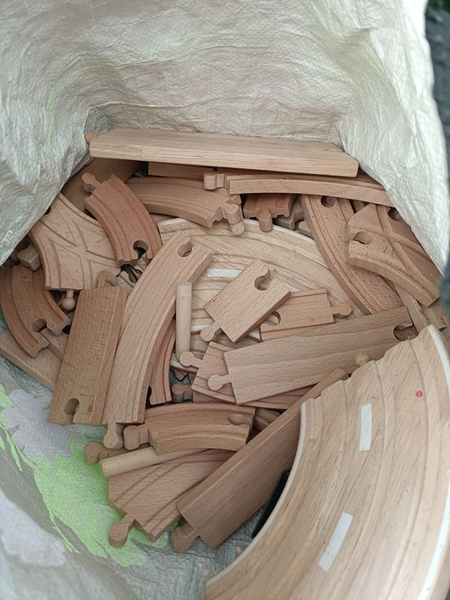 Col.lecció tren de joguina moltes peces