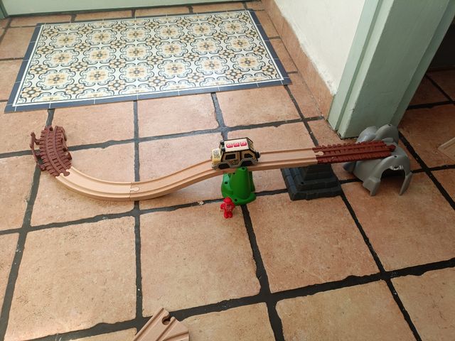 Col.lecció tren de joguina moltes peces