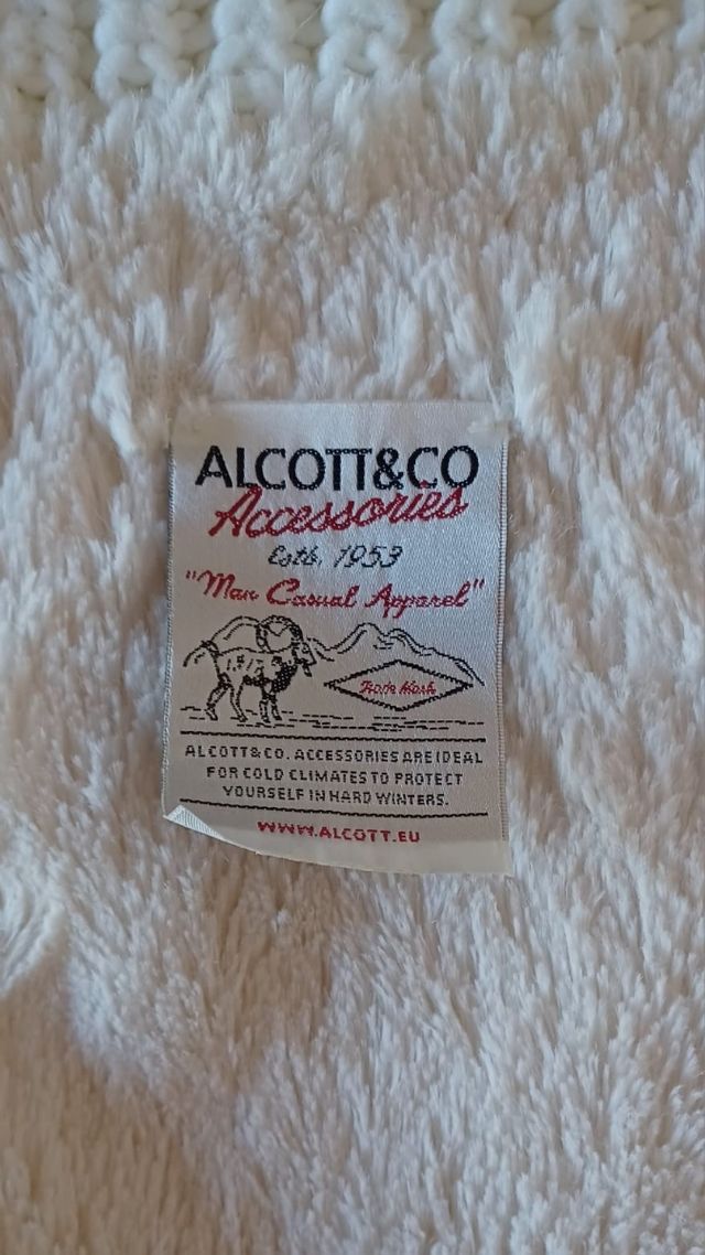 Scialle Scalda Collo Giro Collo Alcott Caldo Lana