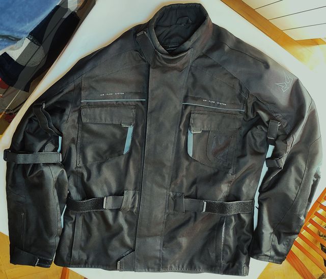 CHAQUETA INVIERNO MOTO CORDURA CON PROTECCIONES