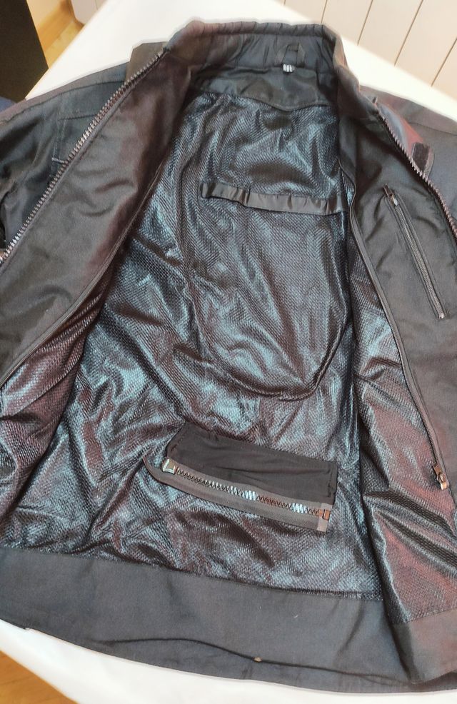 CHAQUETA INVIERNO MOTO CORDURA CON PROTECCIONES