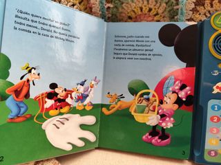Libro interactivo casa Mickey Mouse