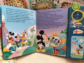 Libro interactivo casa Mickey Mouse