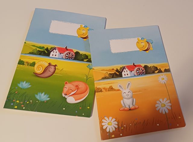 Quaderni A4 a quadretti. Set da 3 pezzi.