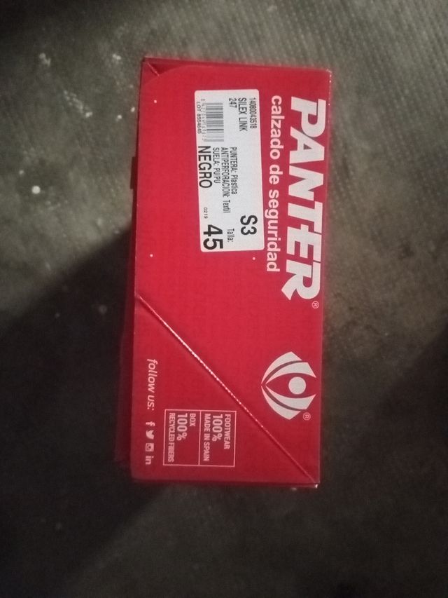 Botas de seguridad panter