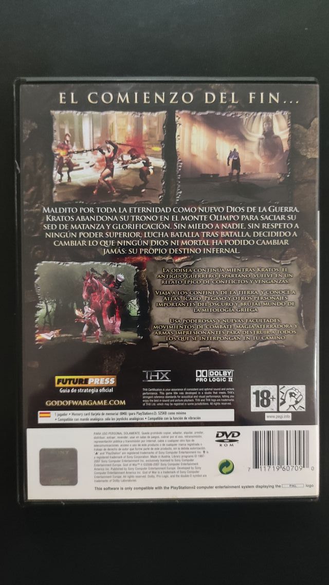 God of War II - PS2 PAL ESP