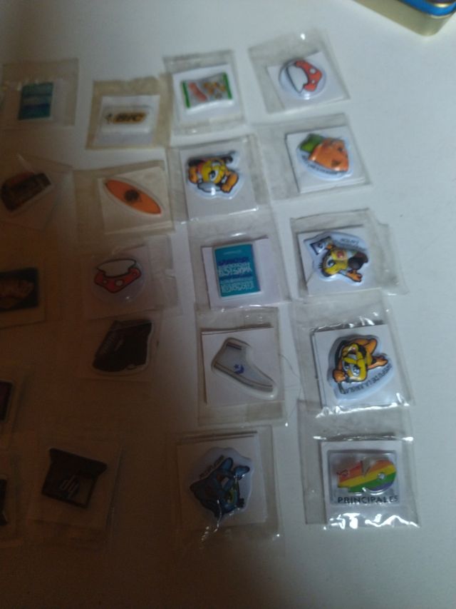 Pegotas en relieve grefusa