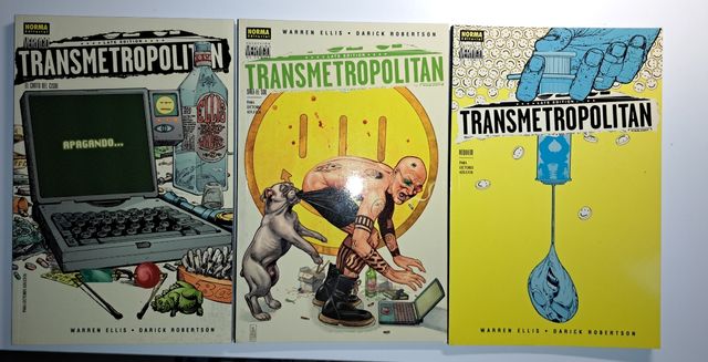 Transmetropolitan comic Warren Ellis y Robertson