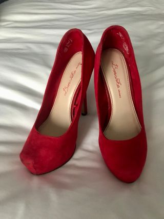 Zapato mujer Bershka Rojo
