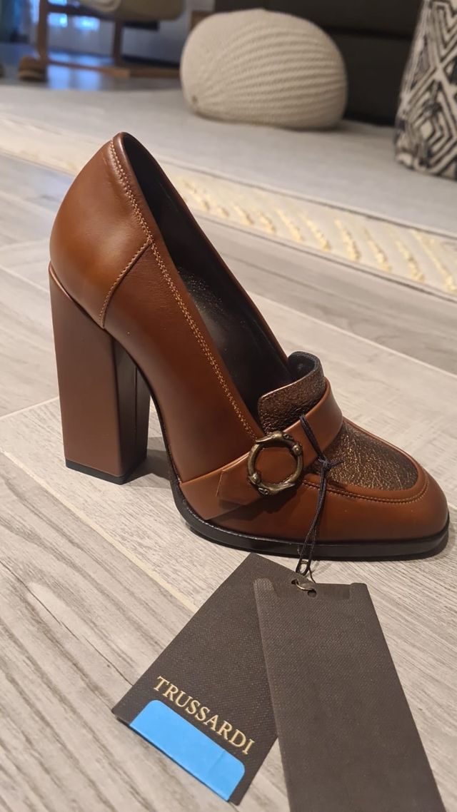 Mocassini Donna Trussardi Pelle Scarpe Eleganti