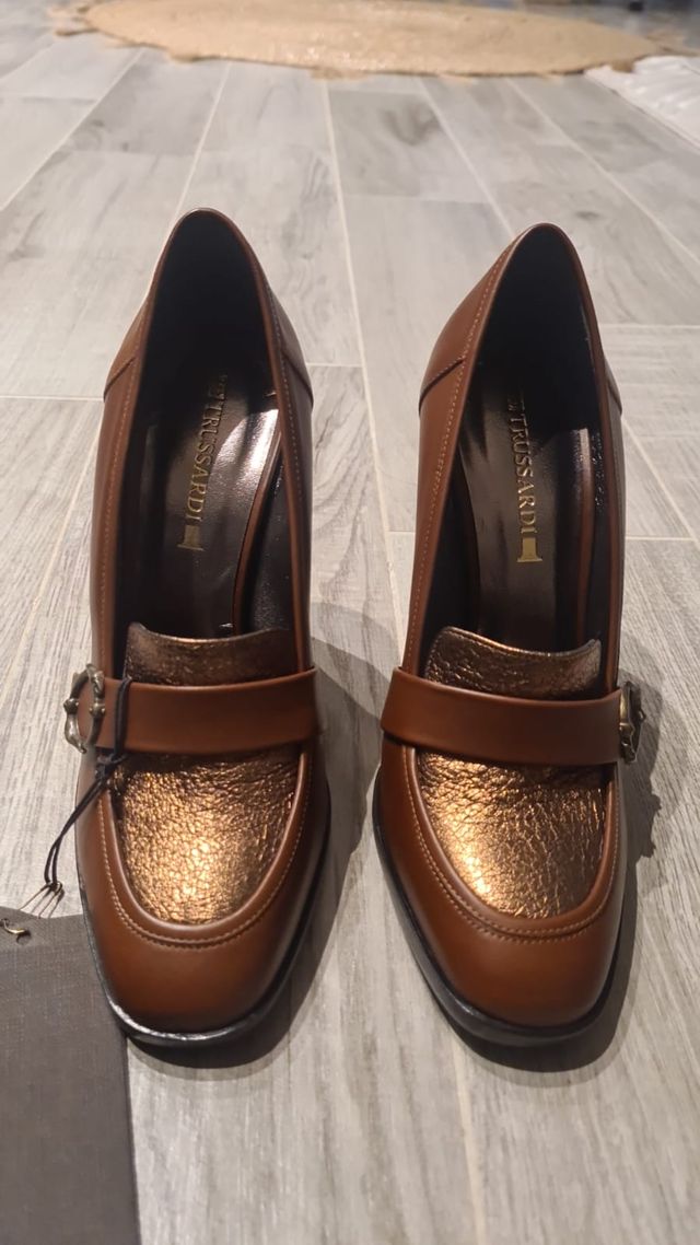 Mocassini Donna Trussardi Pelle Scarpe Eleganti