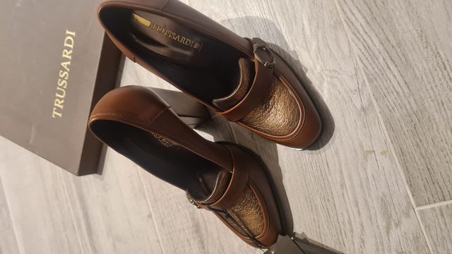 Mocassini Donna Trussardi Pelle Scarpe Eleganti