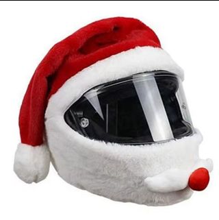 Cubre casco de papa noel