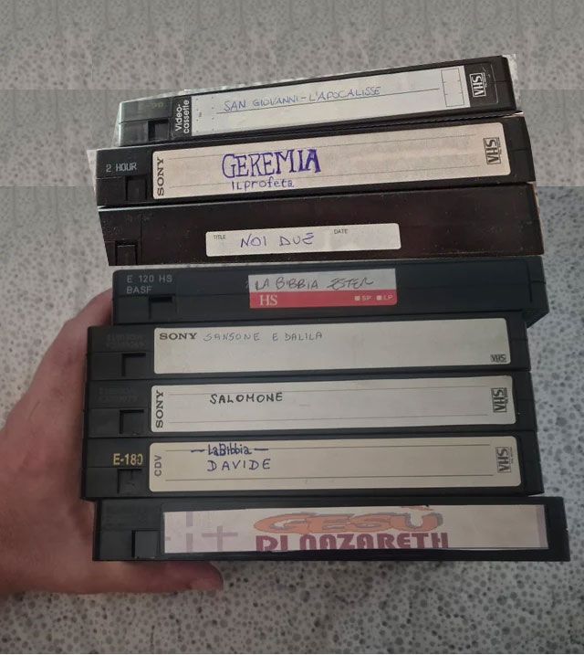 Lotto 8 VHS Registrate mix