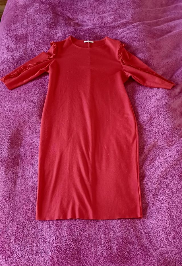Vestito Abito Elegante Zara Comodo Morbido Tg. XL