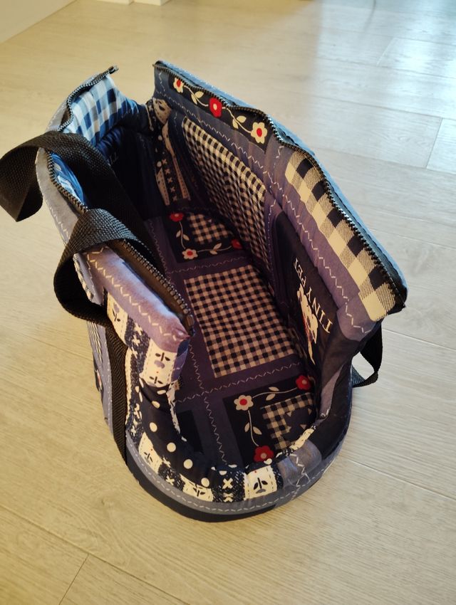 Transportín perro de tela