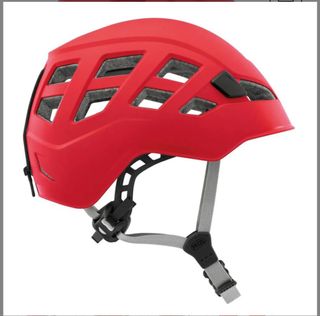 Casco de escalada.